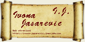 Ivona Jašarević vizit kartica